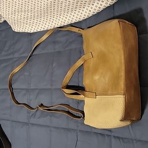 Vegan leather crossbody with matching smaller organizer/crossbody with RFID
